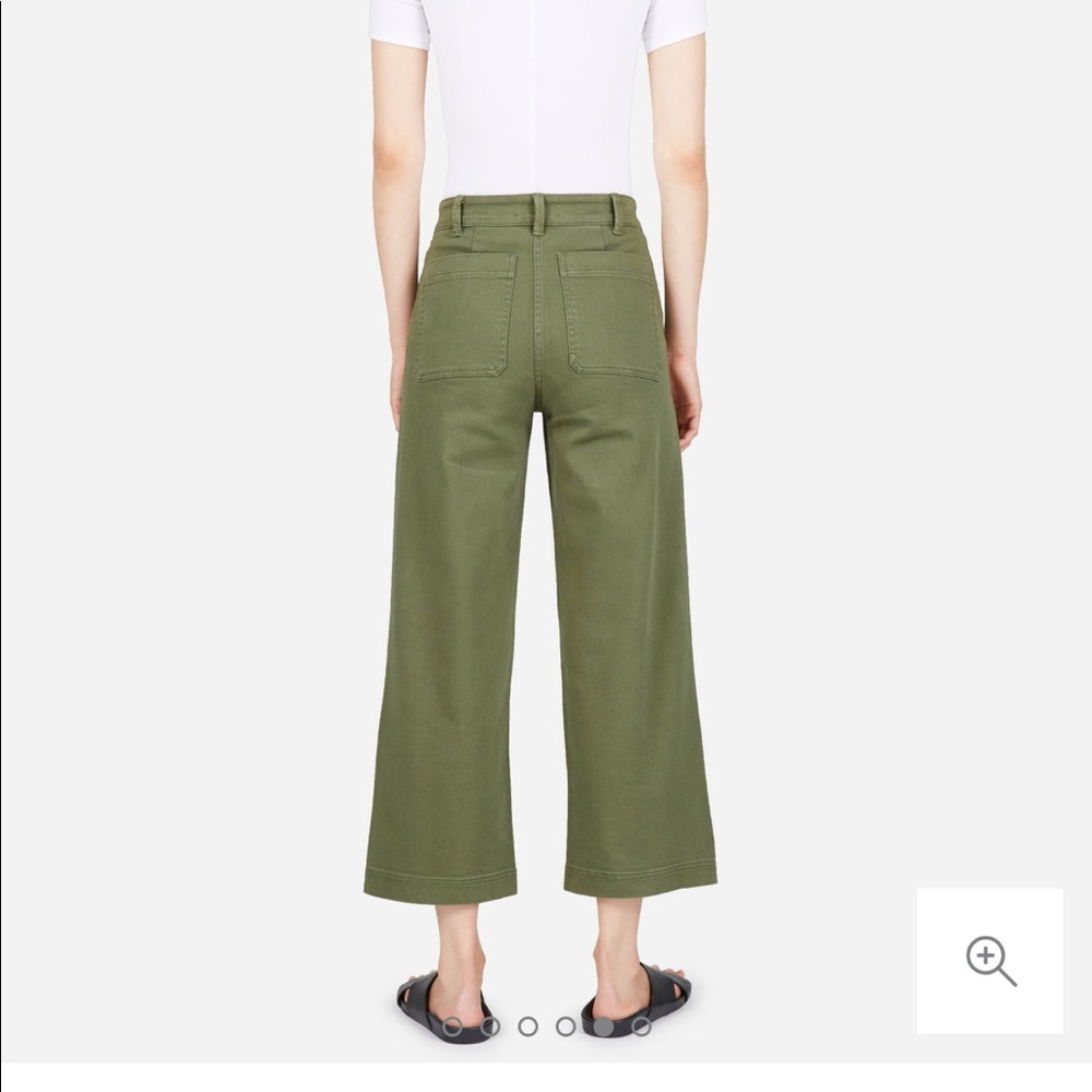 Everlane cropped wide leg pant, worn once.